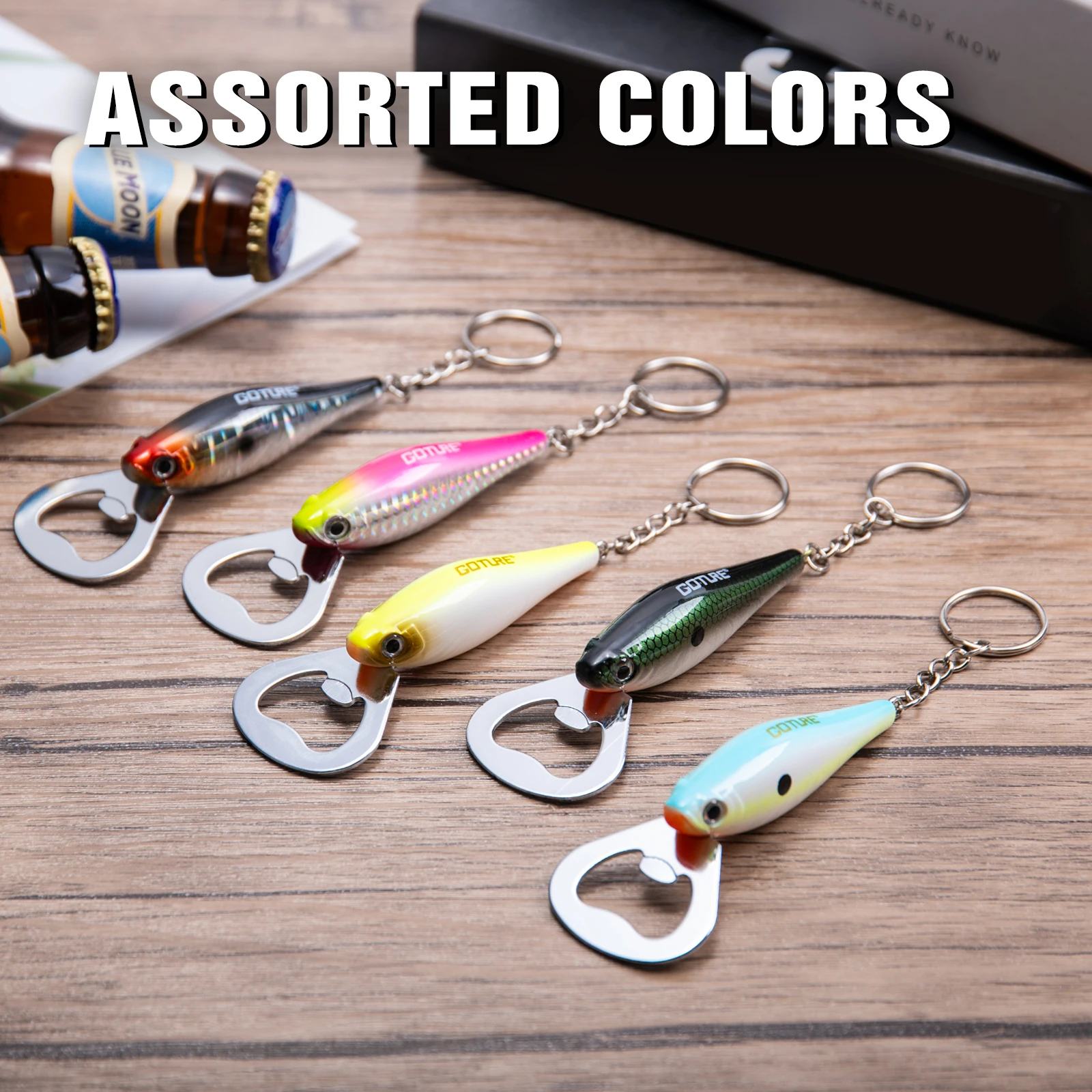 Kitchen Gadgets Pakistan - Goture-rebotellas con señuelo de pesca, accesorio