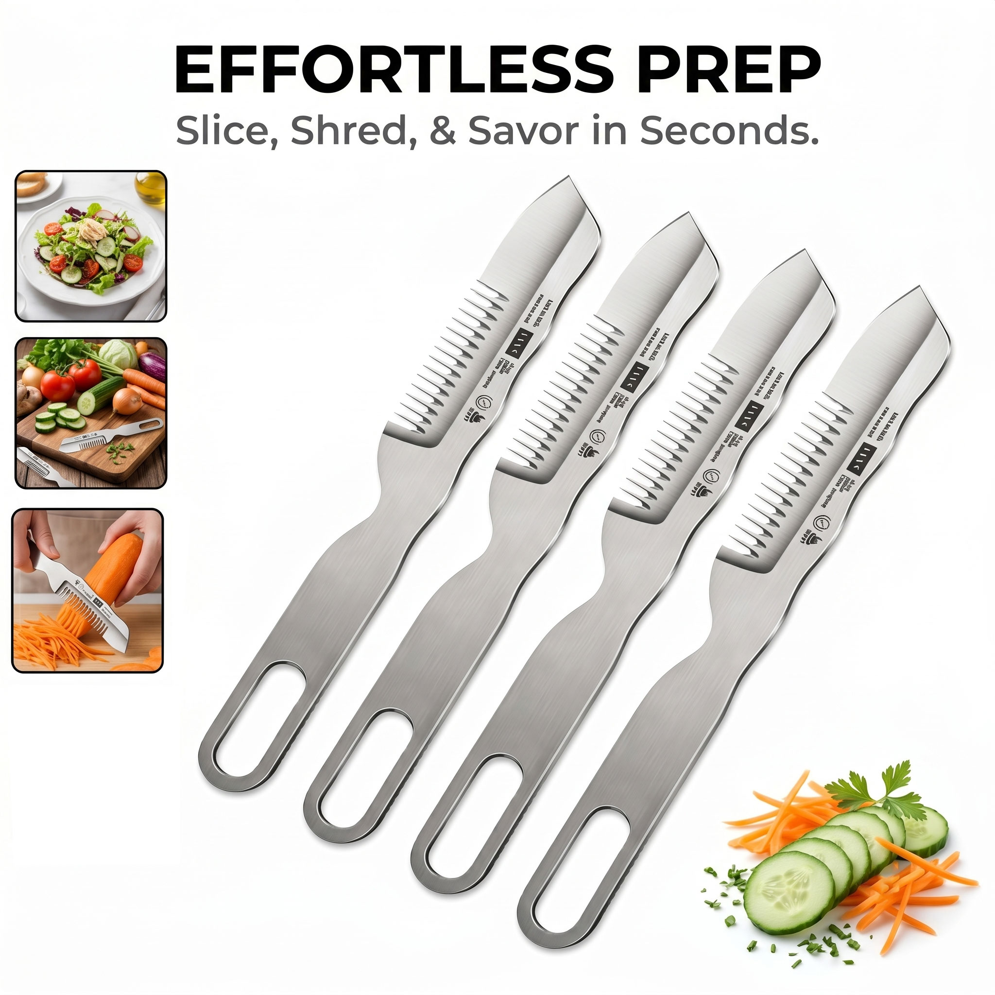 Kitchen Gadgets Vegetable Chopper - Nuevo Cortador Multifuncional de Cebollín, Rebanador