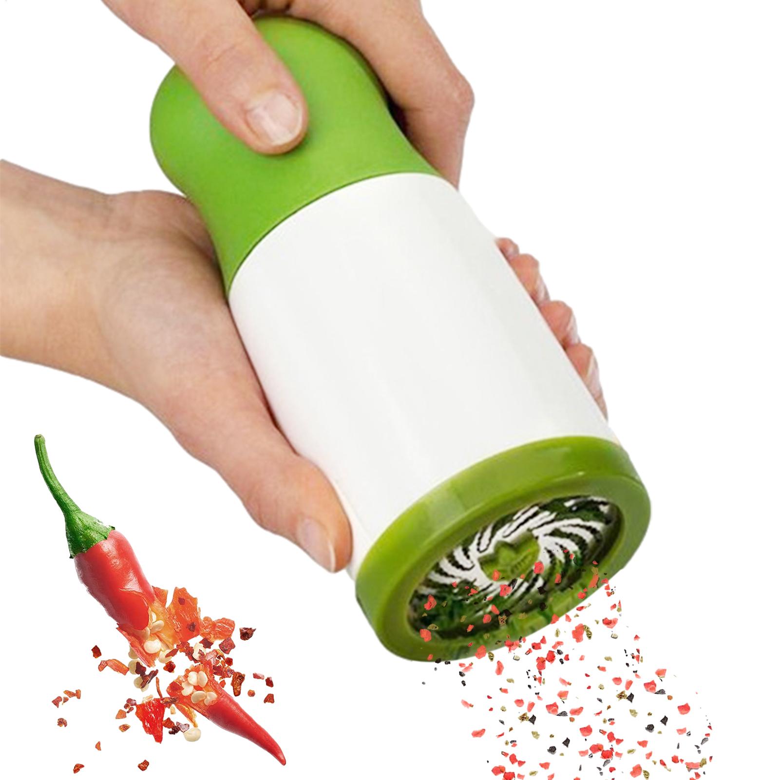 Kitchen Gadgets Vegetable Chopper - Molinillo manual de hierbas, molinillo de