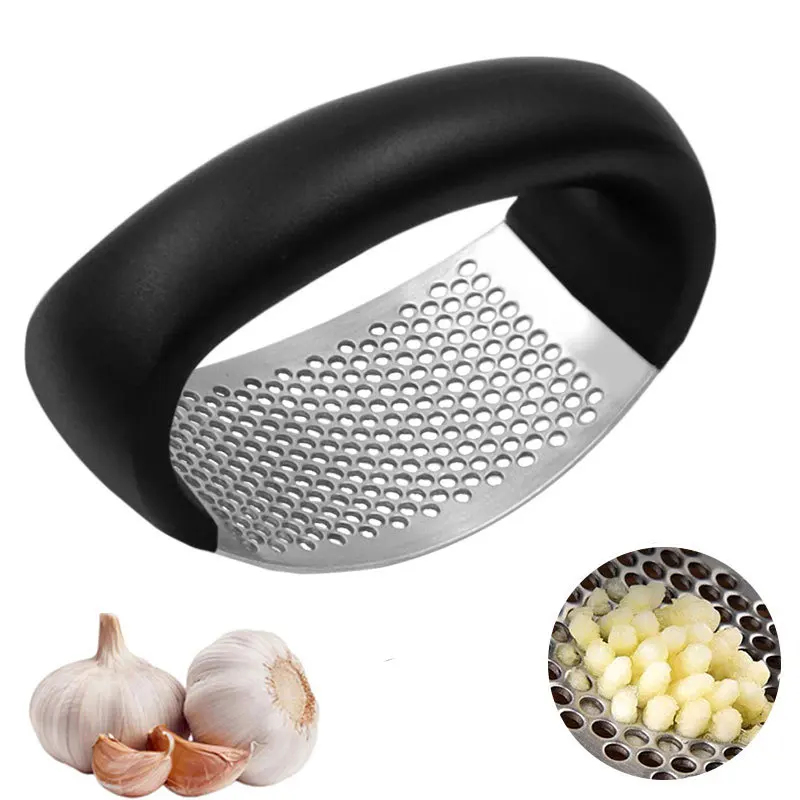 Kitchen Gadgets Vegetable Chopper - Prensa de ajo de acero inoxidable,