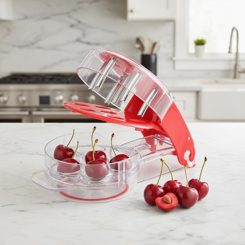 Cherry Pitter Tool - Herramienta para deshuesar cerezas con 6