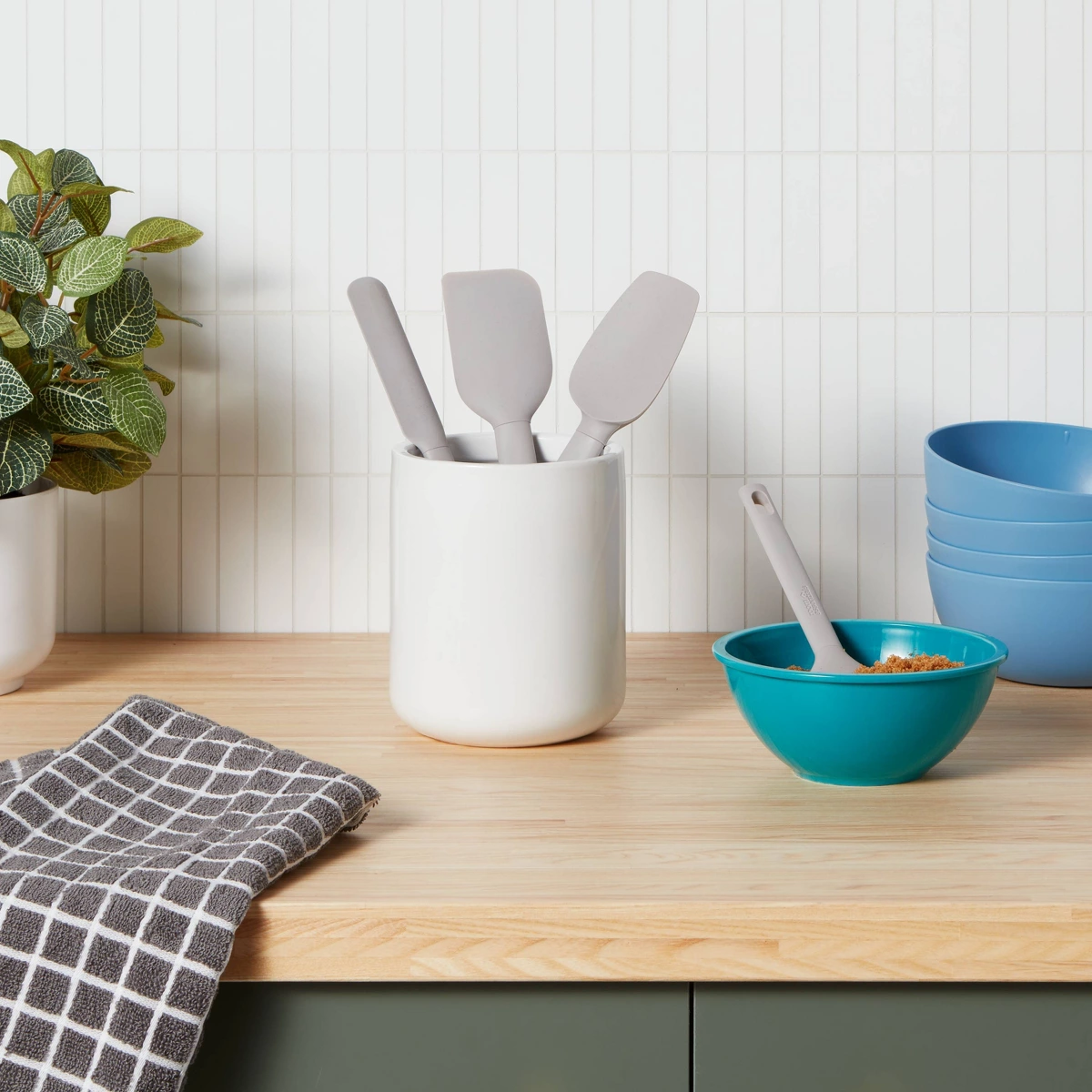 Silicone Spatula Set - Juego de 4 espátulas variadas color
