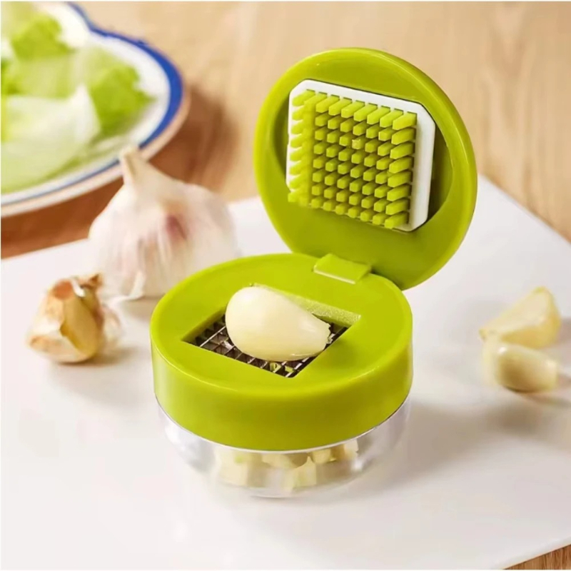 Kitchen Gadgets Vegetable Chopper - Prensa de Ajo Manual, Picadora de