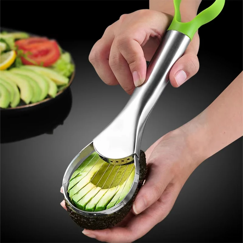 Avocado Slicer Tool - Rebanador de aguacate de acero inoxidable