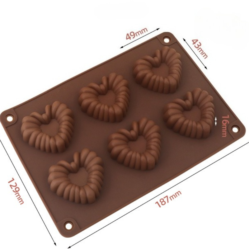 Moldes de silicona para Chocol - Silicone Mold Baking reseña y precio