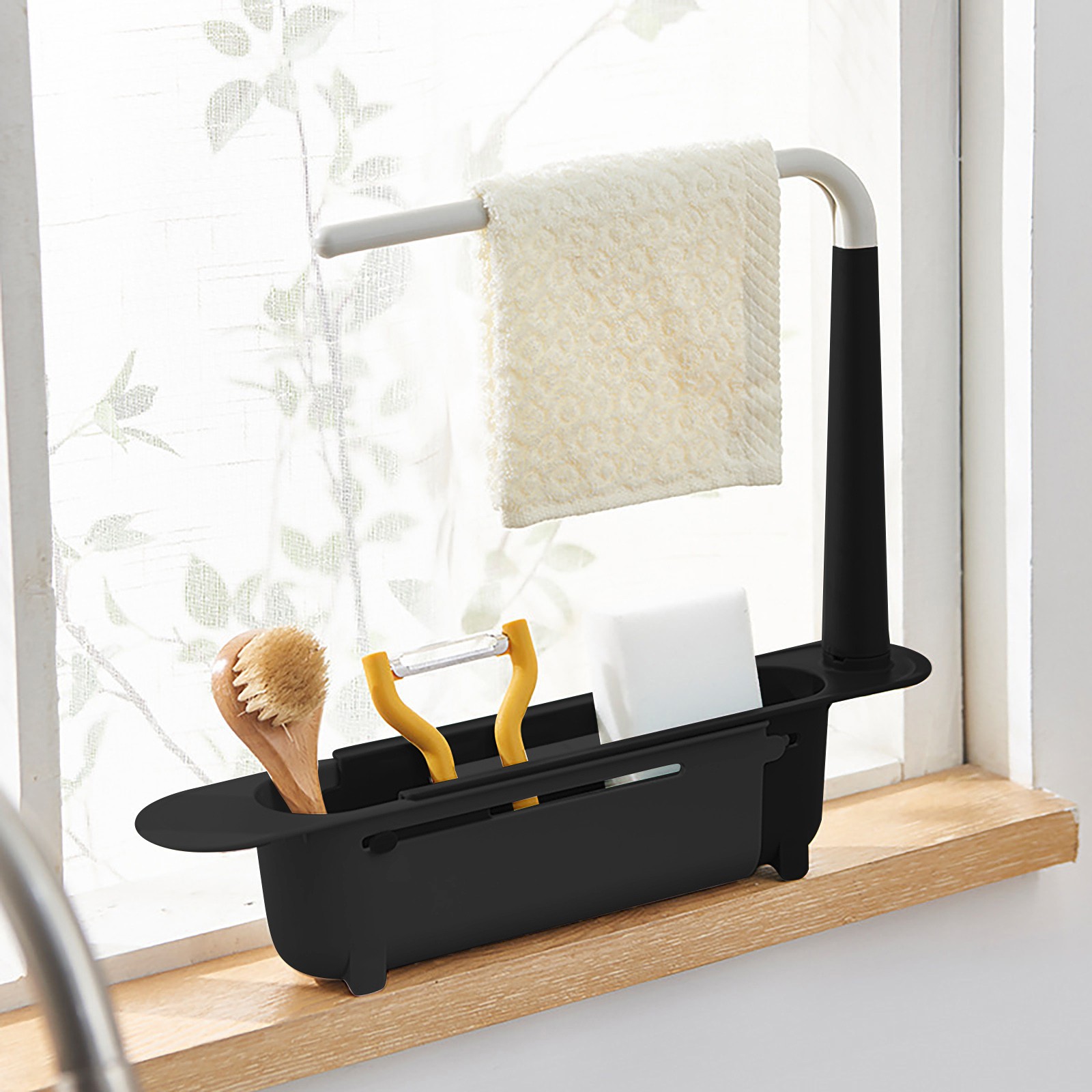 Elescopic-estante escurridor p - Kitchen Gadgets Pakistan reseña y precio