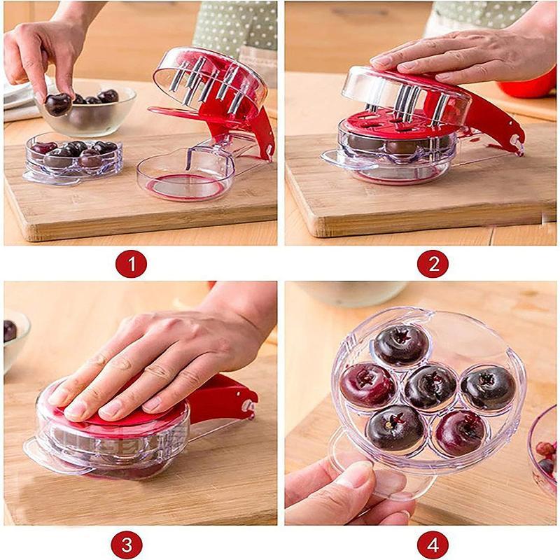 Herramienta para deshuesar cer - Cherry Pitter Tool reseña y precio