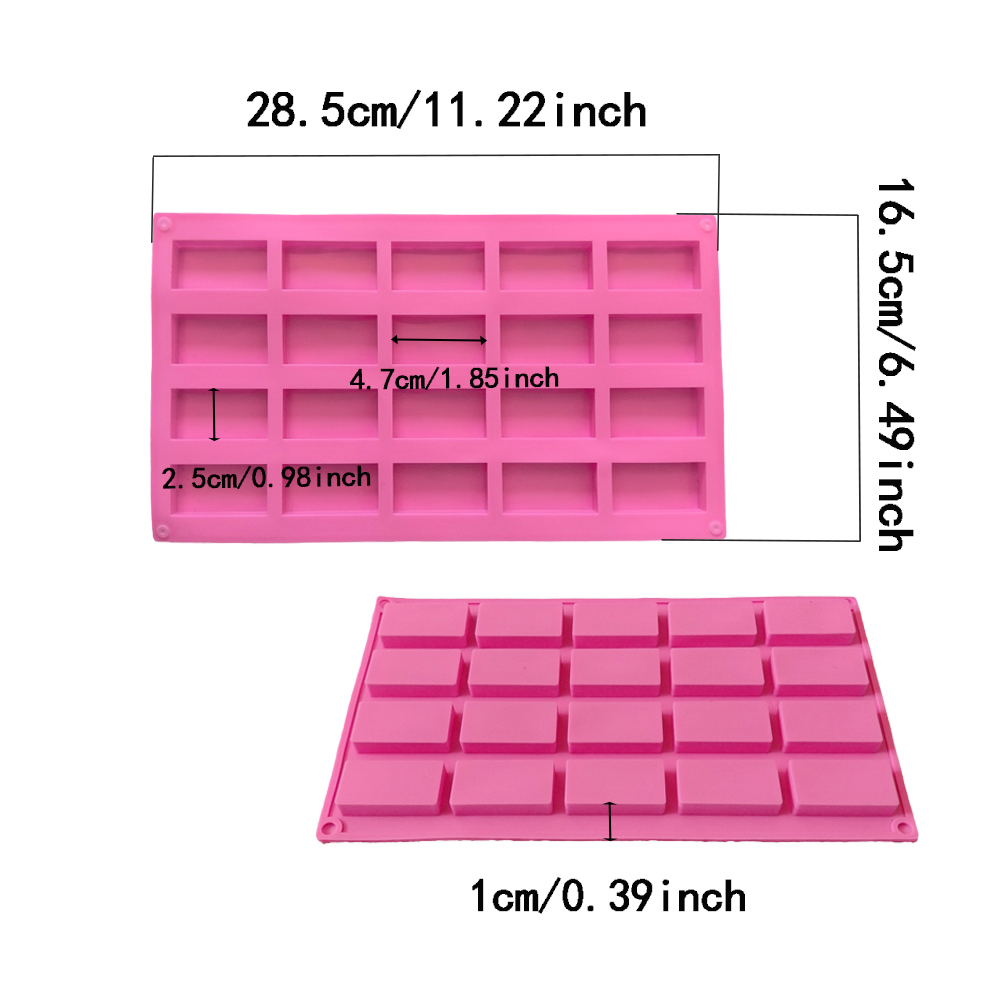 1 molde de silicona rectangula - Silicone Mold Baking reseña y precio