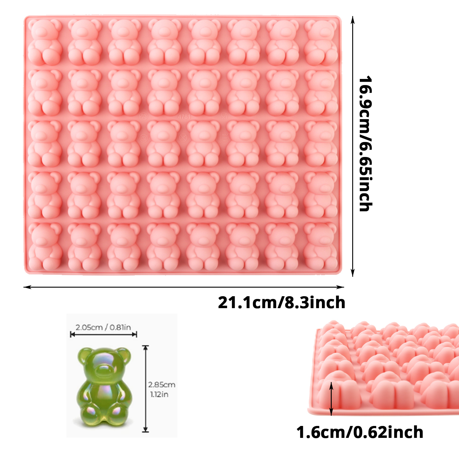 Molde de Silicona con Forma de - Silicone Mold Baking reseña y precio