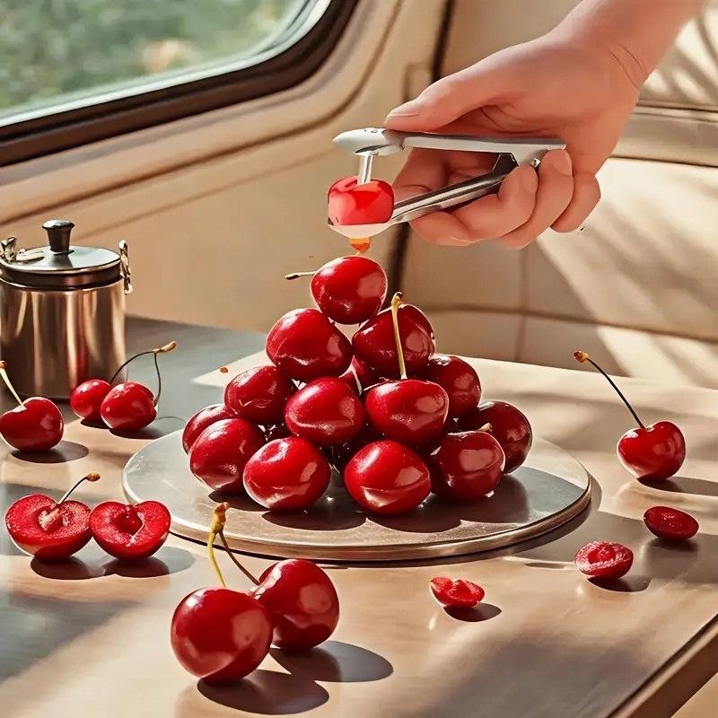 Descorazonador de cocina de ac - Cherry Pitter Tool reseña y precio