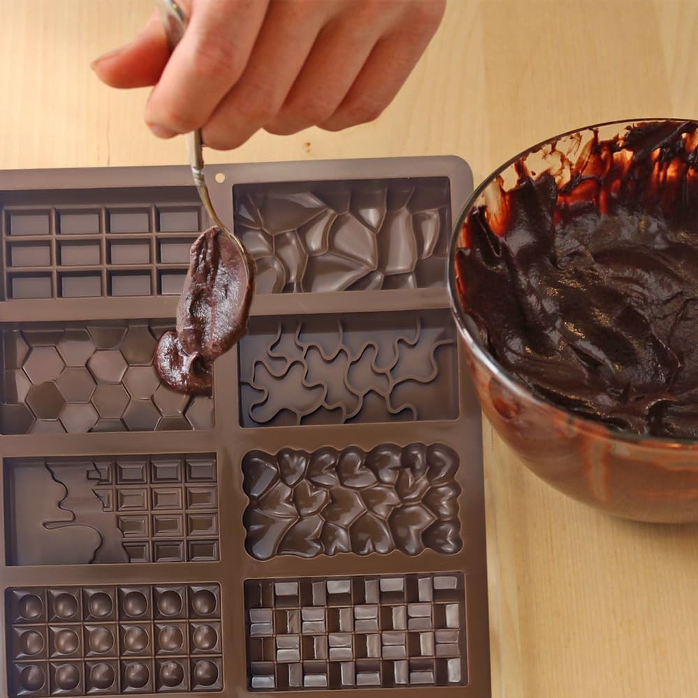 Moldes de Chocolate 12 en 1, m - Silicone Mold Baking reseña y precio