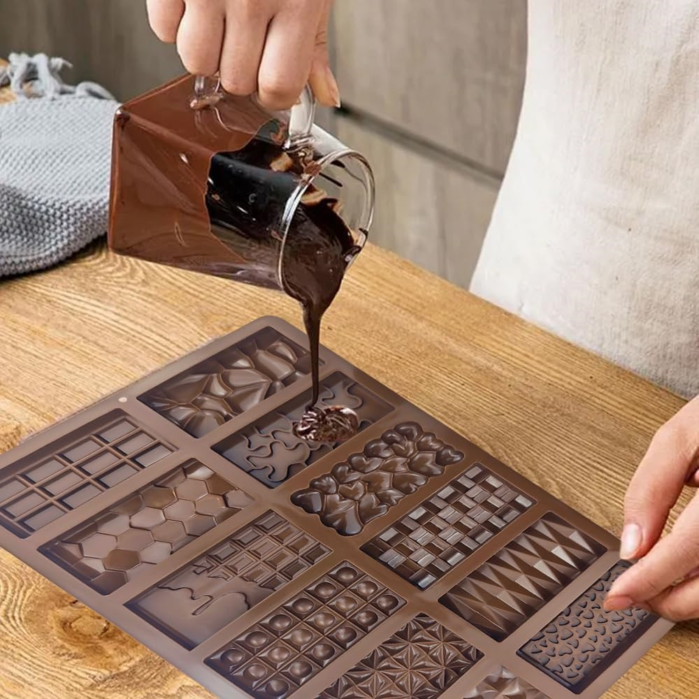 Moldes de Chocolate 12 en 1, m - Silicone Mold Baking reseña y precio