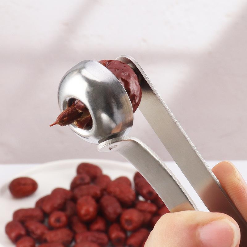 Descorazonador de cerezas de a - Cherry Pitter Tool reseña y precio