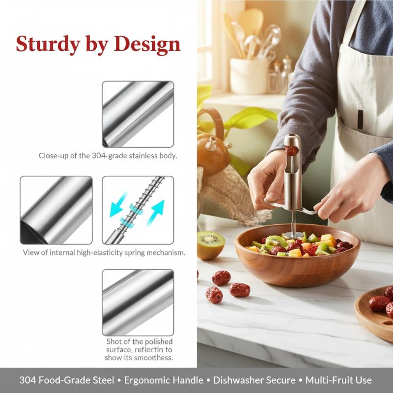 1 Pieza Descorazonador de Cere - Cherry Pitter Tool reseña y precio