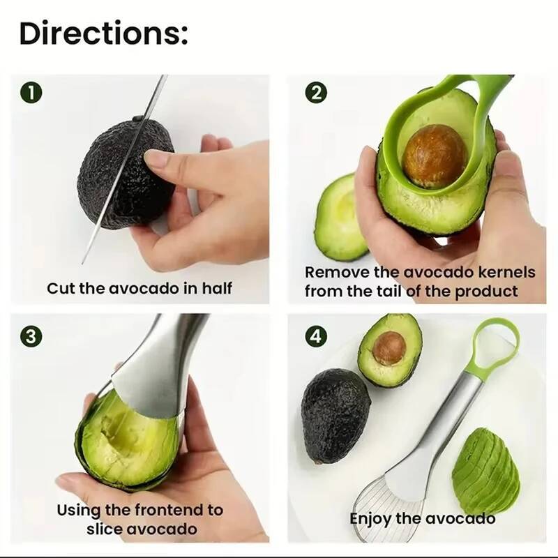 Cortador de aguacates 2 en 1 d - Avocado Slicer Tool reseña y precio