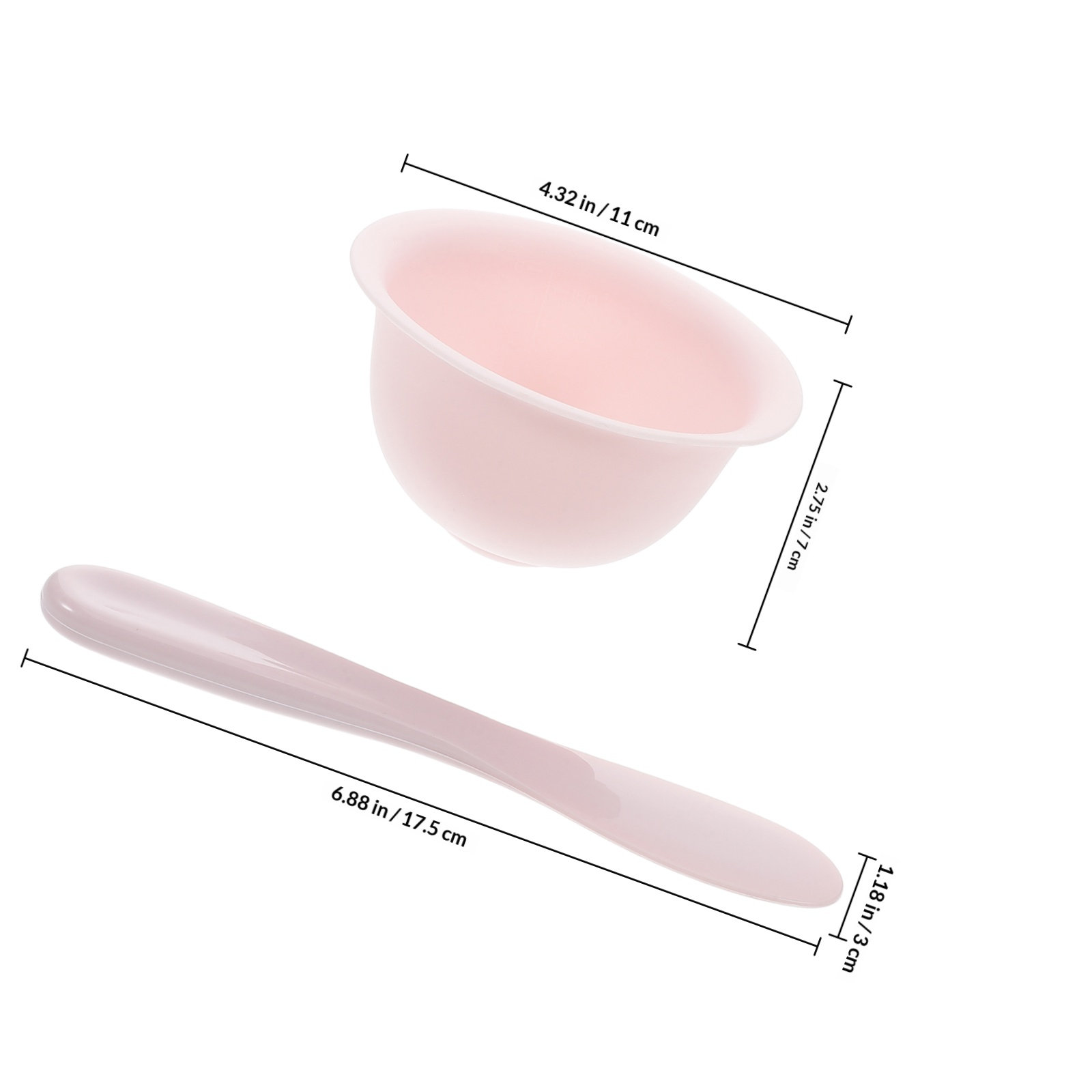 Juego de 1 tazón y espátula de - Silicone Spatula Set reseña y precio
