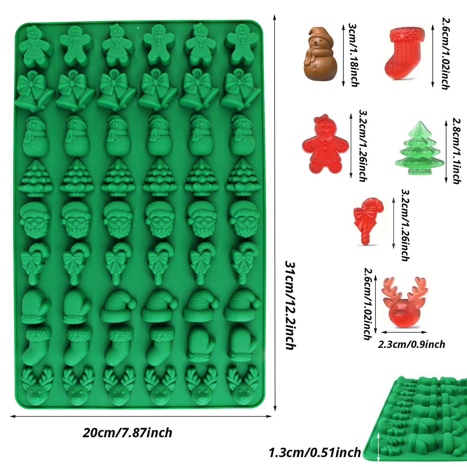 Cuatro tipos de moldes de sili - Silicone Mold Baking reseña y precio