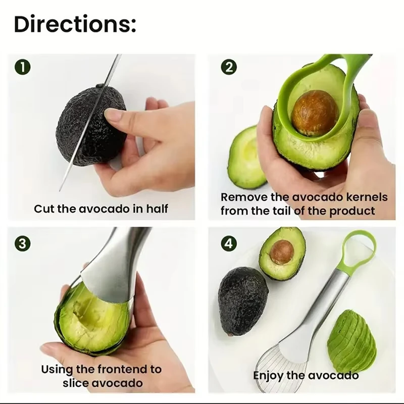 Rebanador de aguacate de acero - Avocado Slicer Tool reseña y precio