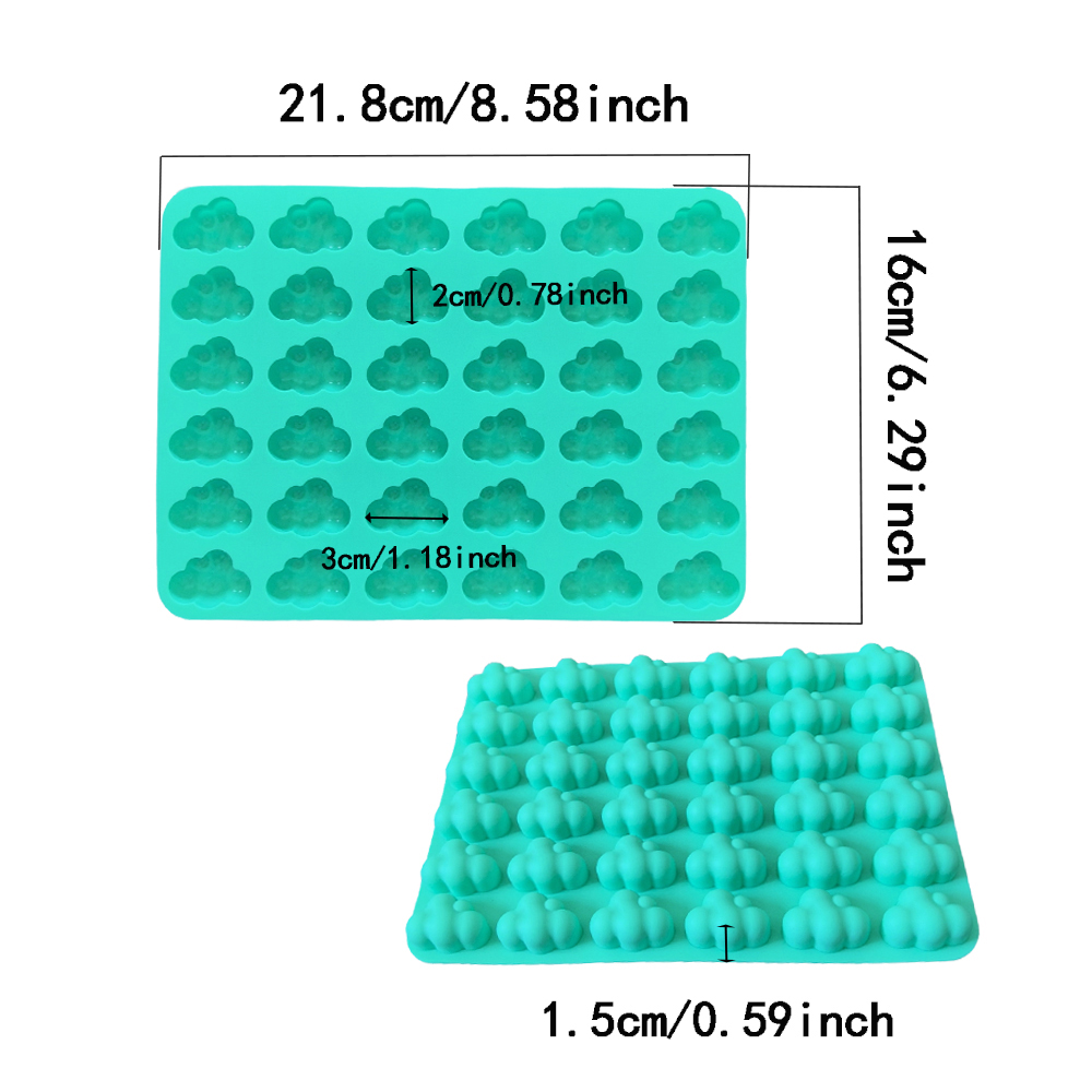 1 molde de silicona para horne - Silicone Mold Baking reseña y precio