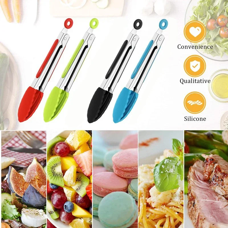 Pinzas de silicona para alimen - Kitchen Gadgets Gifts reseña y precio