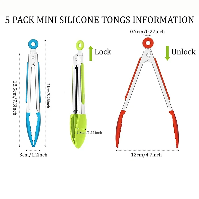 Pinzas de silicona para alimen - Kitchen Gadgets Gifts reseña y precio
